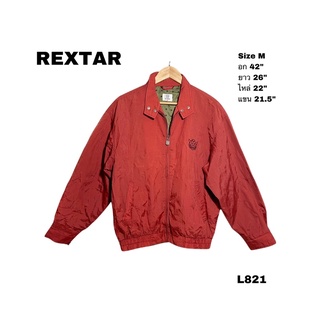 เสื้อแขนยาว REXTAR size M กระดุมปั๊มแบรนด์ทุกเม็ด L821