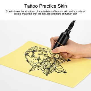 Master Sculptor ซิลิโคน 3 มม. สําหรับฝึกสักคิ้ว ปาก 5 ชิ้น Tattoo Practice Skin