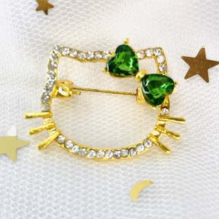 vintage jewelry เข็มกลัดเกาหลี เข็มกลัดแฟชั่น เข็มกลัด Rhinestone เข็มกลัดทอง เข็มกลัดเงิน cuJ4