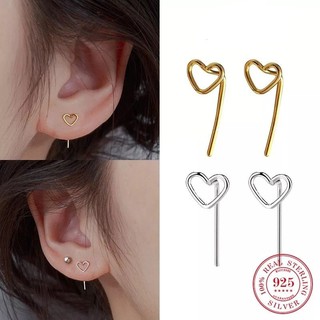♡ ต่างหูหัวใจ • Heart Earrings