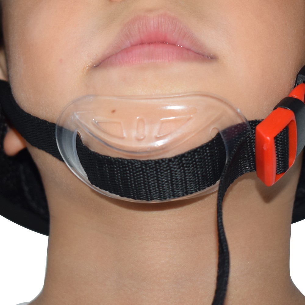 bike helmet chin pad