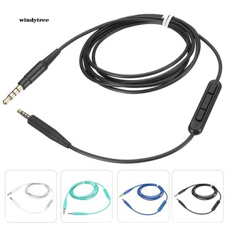 WDTE_1.4m Headphone Audio Cable Cord Line for Bose SoundTrue Soundlink QC25 QC35 OE2