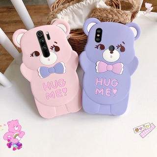 เคสโทรศัพท์มือถือ ซิลิโคน ลายการ์ตูนหมีกอดน่ารัก สําหรับ Xiaomi Mi 9 A2 A2 Lite Redmi Note 8 Pro 7 6 5 Pro 4 4X 3 Redmi 6 6A 6 Pro