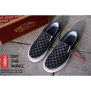 Vans Classic Slip-on Chckerboard Color Black/Pewter