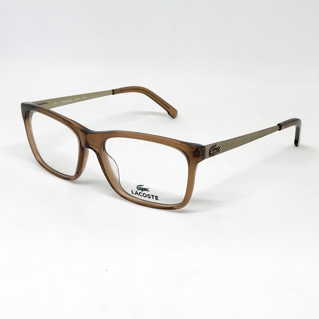 กรอบแว่นตา Lacoste รุ่น L2654 210 ของแท้ พร้อมกล่องและผ้าเช็ดไมโครไฟเบอร์