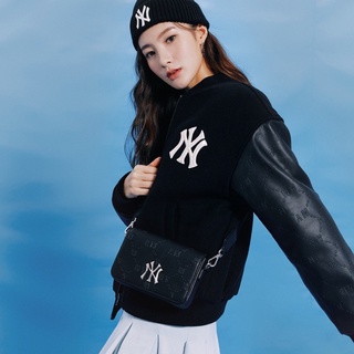 กระเป๋า MLB Monogram Diamond Embo Mini Crossbody Bag New York Yankees แท้100% จากช็อปเกาหลี