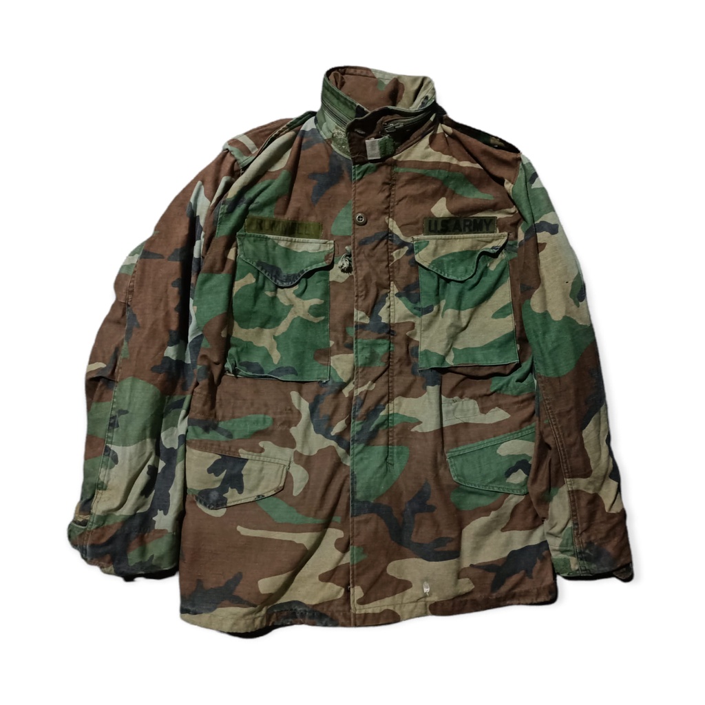 เสื้อ M65 woodland  อก 44