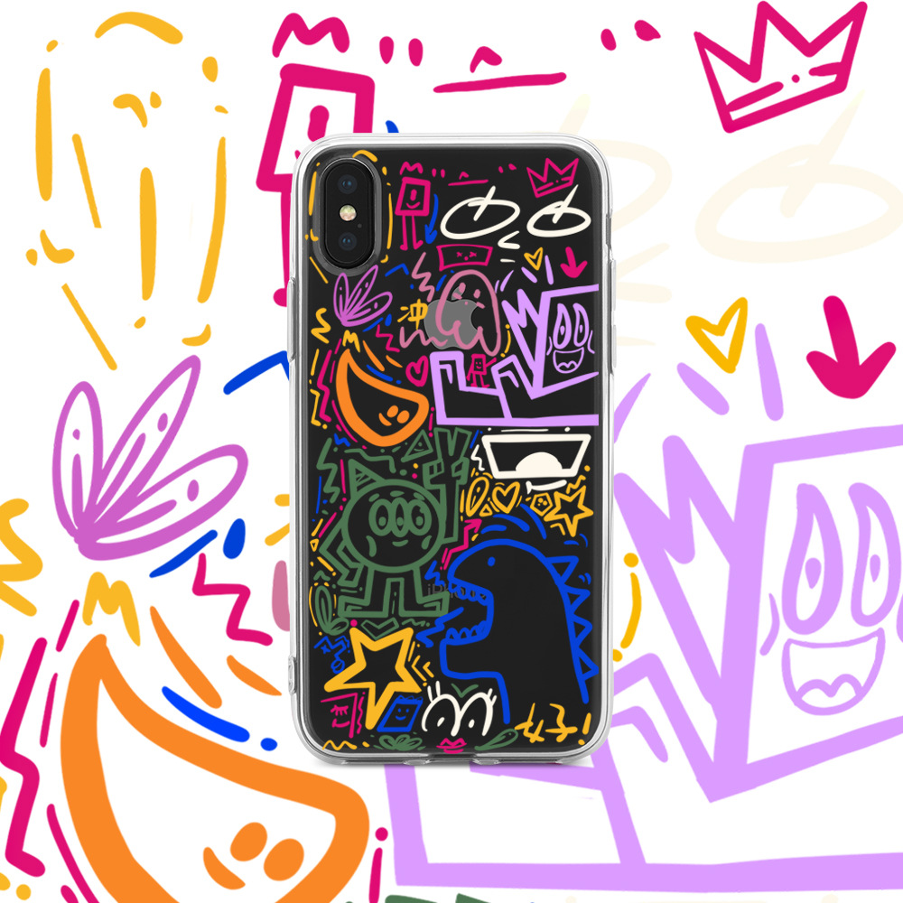 เคสโทรศัพท์ซิลิโคน พิมพ์ลายการ์ตูน สำหรับfor iphone 11 pro max xs max xr 12 mini 7 plus 12 pro max 11 Pro Max X Xr Xs Max 7 8 Plus Se 2020-DINUO