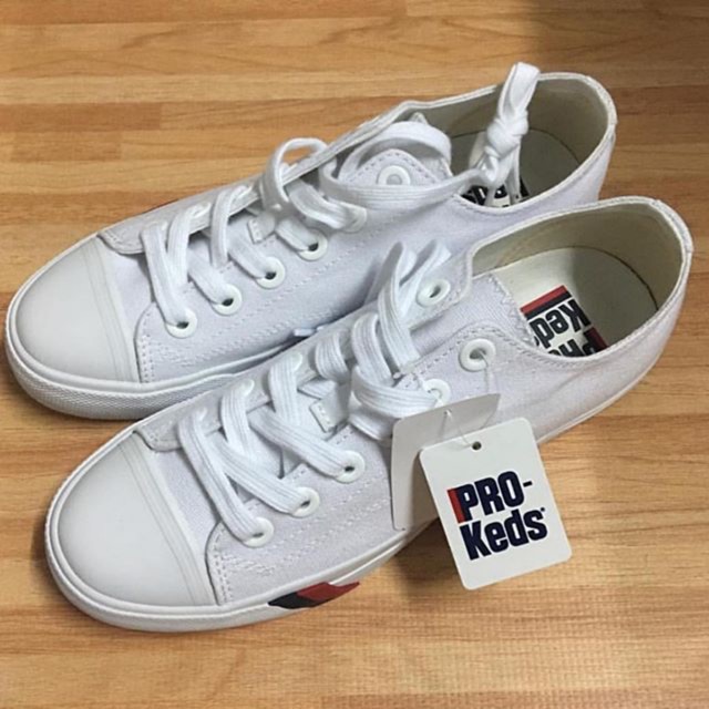 Prokeds Pro-Keds ไซส์ 37,(23.5)cm สีขาว ซื้อจากญี่ปุ่น ผิดไซส์ ยังไม่เคยใส่