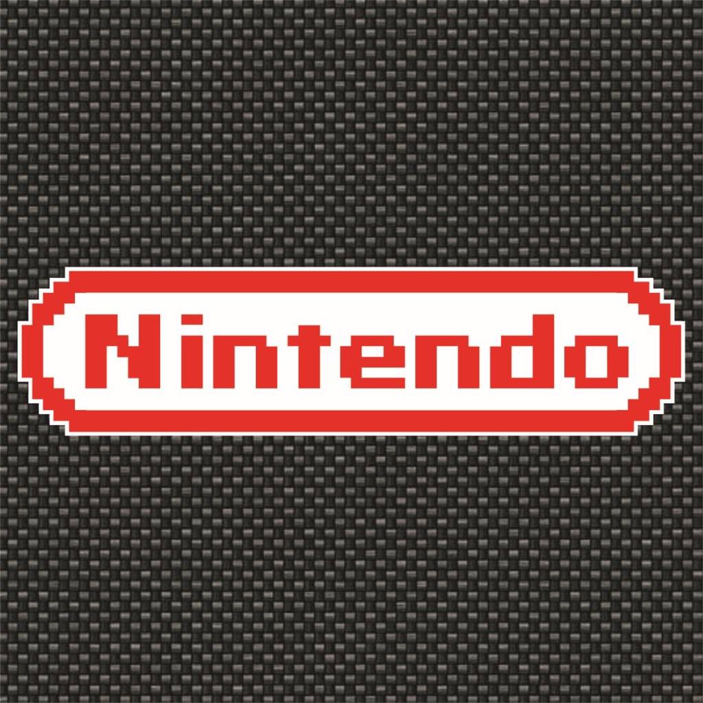 สติกเกอร์  pvc กันน้ำ ลาย nintendo 8 bit  ขนาด 4 x 16 cm  ราคาชิ้นละ 19 บาท