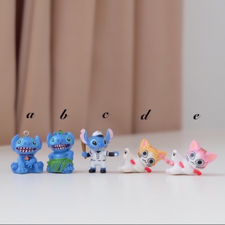 โมเดลจิ๋ว stitch แมว