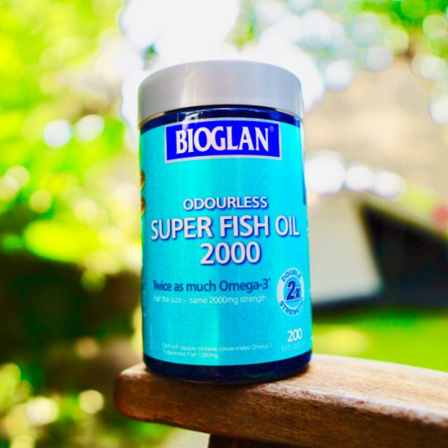 Bioglan Super Fish Oil 2000 mg น้ำมันปลา