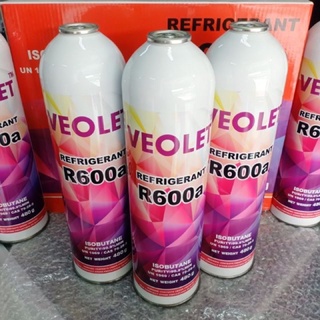 น้ำยา R600 สำหรับเติมตู้เย็น ยี่ห้อ Veolet ยี่ห้อcool ฟรีวาล์ว