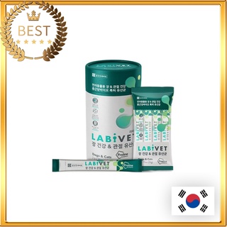 [ChongKunDang Bio] Labivet Gut Health + Joint Health Probiotics For Pet โปรไบโอติก เพื่อสุขภาพ พร้อมข้อต่อ สําหรับสัตว์เลี้ยง 2 กรัม 30 ชิ้น│อาหารเสริม สไตล์เกาหลี สําหรับสัตว์เลี้ยง สุนัข แมว