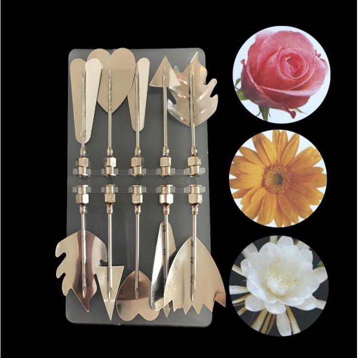 หัวฉีดเจลลาติน เจลลี่ ลายดอกไม้ 3D สําหรับตกแต่งเค้ก พุดดิ้ง DIY 10 ชิ้น ต่อชุด - รูปที่ 2