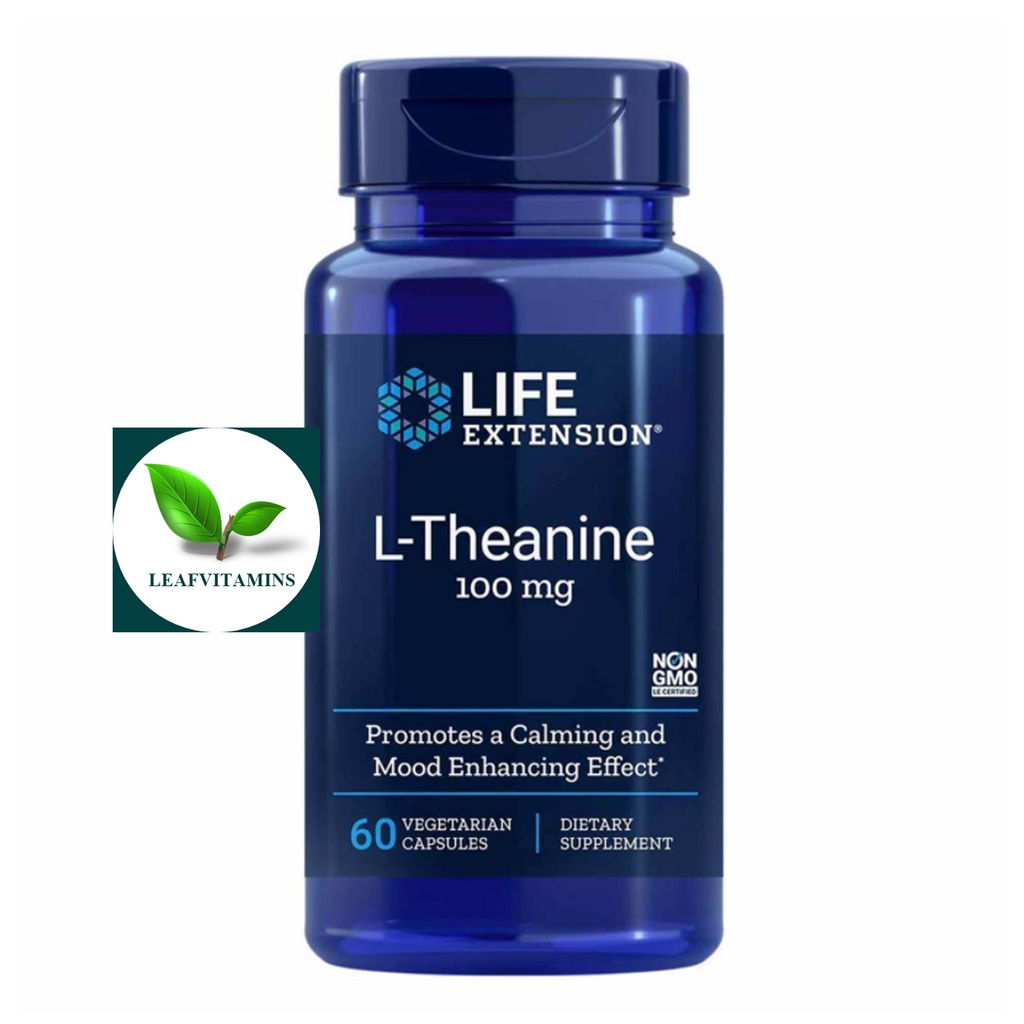 Life Extension L-Theanine 100 mg / 60 Vegetarian Capsules