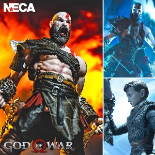 Model Figma งานแท้ Original ฟิกม่า Figure NECA PS จาก God Of War 4 ก็อด ออฟ วอร์ Kratos เครโทส Atreus อาร์เทรอุส