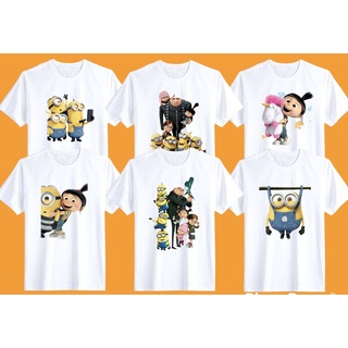 เสื้อยืด พิมพ์ลายการ์ตูน DESPICABLE ME คุณภาพสูง ลําลอง สําหรับผู้ชาย