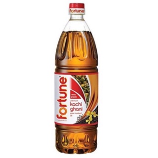 Fortune Premium Kachi Ghani Pure Mustard Oil, 1tr PET Bottle