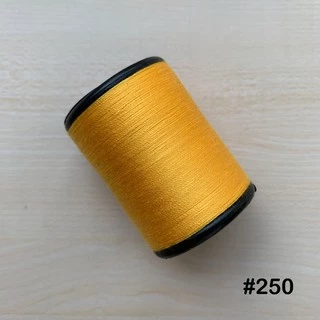 ด้ายเย็บผ้า ด้ายสีเหลือง เฉดเหลือง ตราหัวเสือ ด้ายเย็บผ้าหลากสี ด้ายลูกล้อ wop DIY งานฝีมือ เย็บมือ เย็บจักร เบอร์60 สี