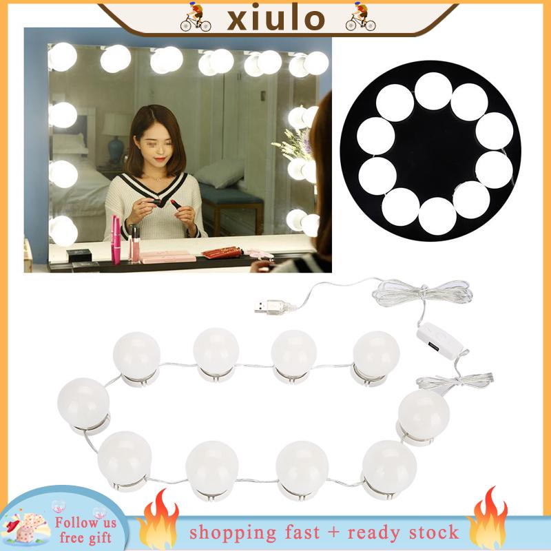 LED Bulb Mirror Light Vanity Lamp Kit Lens Headlight Bulbs (10 Bulbs)