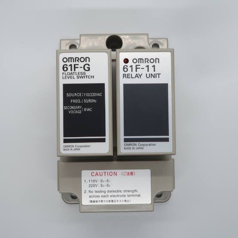 OMRON Floatless Level Switch รุ่น 61F-G-AP+Relay Unit61F-11