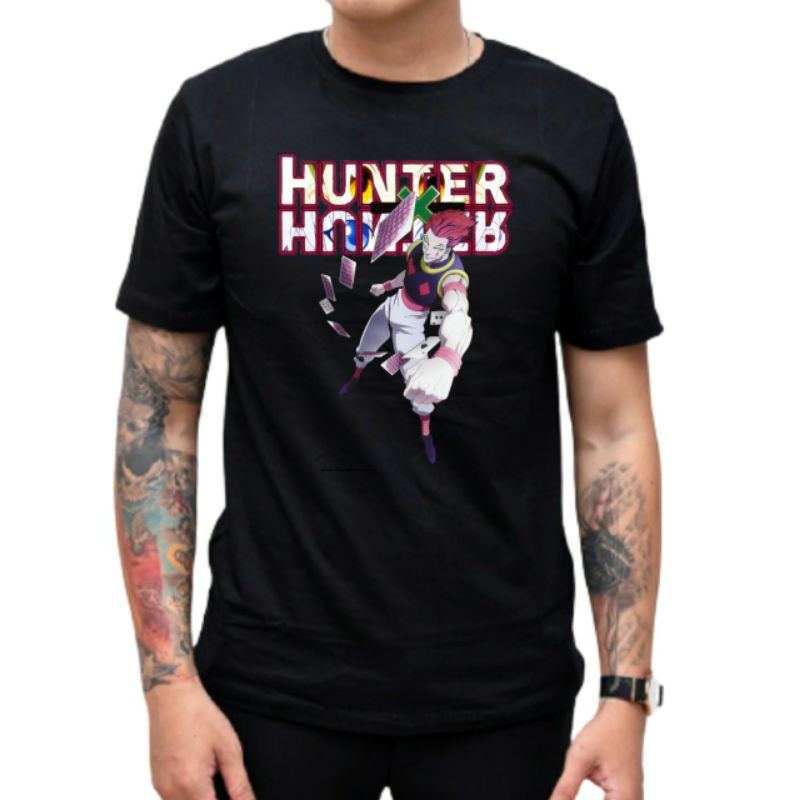 เสื้อยืดอนิเมะ Hunter X Hunter เสื้อ Hisoka