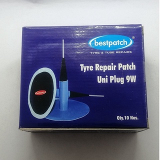 Uni-Plug 9 W แผ่นปะยางดอกเห็ด ขนาด 9 มม. ใช่ร่วมกับดอกสว่าน ขนาด 8 มม. mushroom patch radial repair  แผ่นปะซ่อมแผลยาง