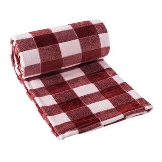 ผ้าห่ม STYLE TARTAN 60X80 นิ้ว สีแดง ฺBlanket