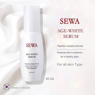 ของแท้!!พร้อมส่ง เซวา SEWA AGE WHITESERUM บำรุงผิวหน้าอ่อนวัย ด้วยเซรั่มเข้มข้น