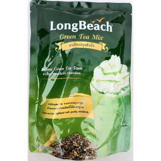 ชาเขียวปรุงสำเร็จ กลิ่นมะลิ น้ำหนักสุทธิ 400 กรัม LongBeach Thai Green Tea Mix 400 g