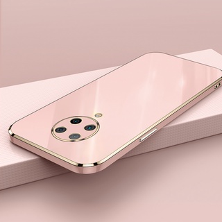 เคสโทรศัพท์มือถือ สไตล์มินิมอล ไฮเอนด์ สําหรับ Xiaomi Poco F2 Pro Poco F3 Poco F3 GT Poco M3 Pro Poco M3 Pro 5G MI Poco X2 Square Edge Pattern Design Luxury Plating Soft Silica gel Phone Case