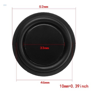 ROX 52mm Passive Radiator Subwoofer Speaker Vibration Membrane Bass Rubber Woofers