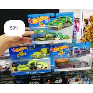 รถบรรทุก​ hotwheels พร้อมรถเล็ก1คัน