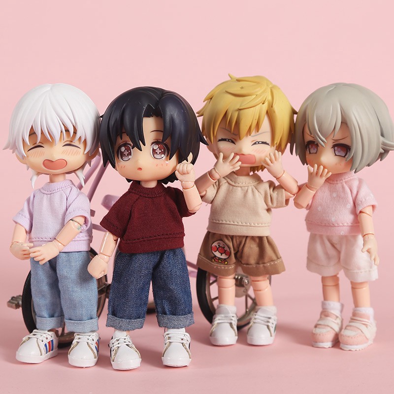 Ob11 เสื้อยืด ลายตุ๊กตา YMY Nendoroid GSC YMY obitsu11 1/12 BJD BODY9 DDF ufdoll