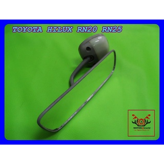 TOYOTA HILUX RN20 RN25 year 1972-1978 REAR VIEW MIRROR SET "GREY" // กระจกมองหลัง รถยนต์ สีเทา สินค้าคุณภาพดี