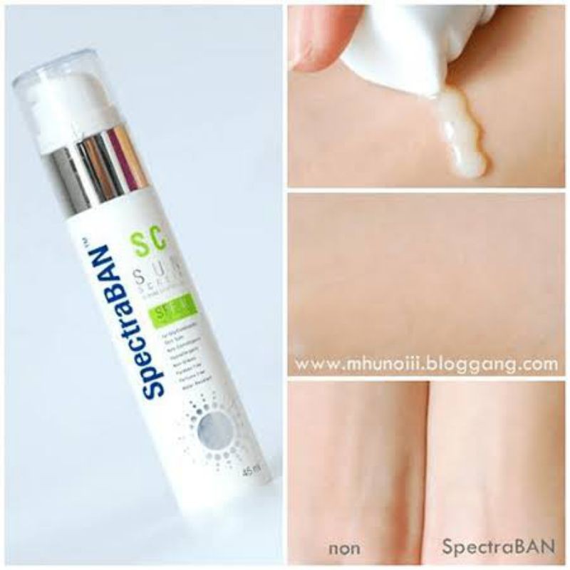 SpectraBAN SC SUNSCREEN SEBUM CONTROL GEL SPF 40 PA (PPD 13) 45 ml สเปค ...