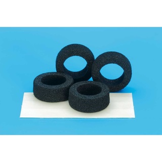 TAMIYA 15507 Jr Hg Low Rebound Sponge Tires For Large Diameter Wheels ยางโฟม