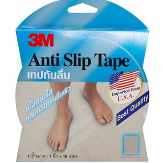 3M เทปกันลื่นใส ชนิดม้วน 1” X 18 ม.