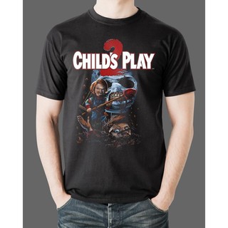 Chucky เสื้อยืดผ้าฝ้าย 100 % สำหรับผู้ชายS-3XL