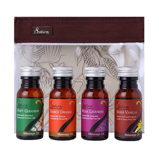 Satira Aromatherapy Massage Oil Mini Set สถิรา อโรมาเธอราพี มาสสาจ ออยส์ มินิเซ็ท