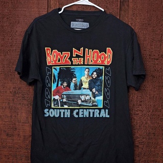 ผ้าฝ้ายคอกลมเสื้อยืด ลาย 90S Z N The Hood Easy E สไตล์ฮิปฮอป วินเทจfrom S-4XL