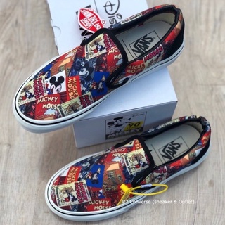 🚩  Slip On Mickeymouse สินค้าพร้อมกล่อง มีเก็บปลายทาง