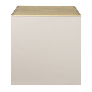 ตู้แขวนผนังไม้สน บานเปิด มือจับในตัว ขนาด 40 x 30 x 40 ซม.