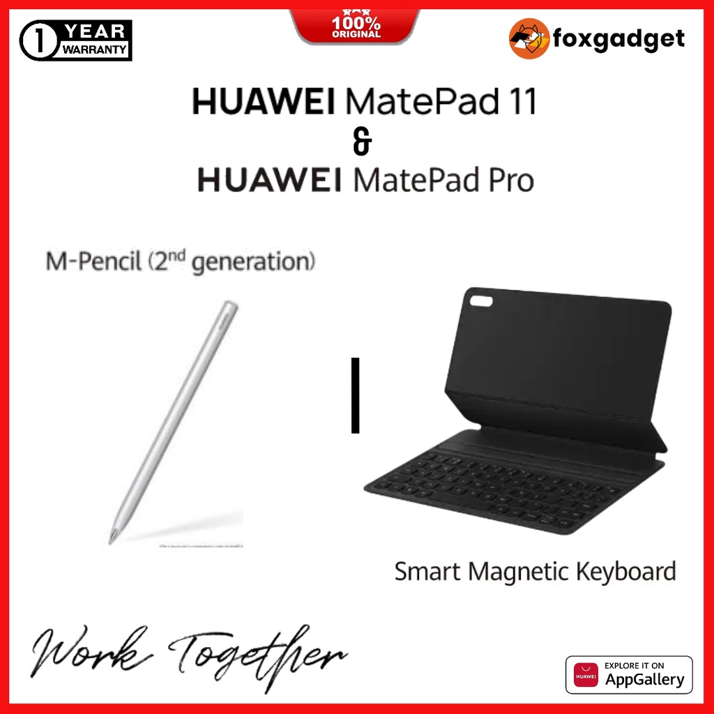 Huawei Matepad 11 สมาร ์ ทแม ่ เหล ็ กคีย ์ บอร ์ ด Matepad Pro 12.6 Matepad 11 Huawei M-pencil