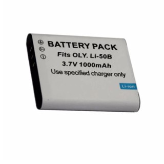 แบตเตอรี่ 1000 mAh LI-50B สำหรับ Olympus   Camera BATTERY PACK FOR OLYMPUS