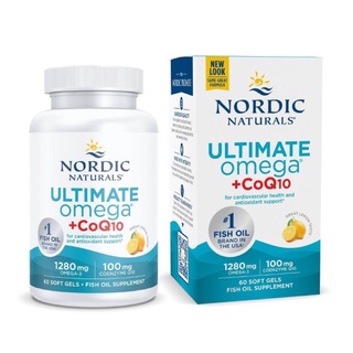 Nordic Naturals Ultimate Omega + CoQ10 Softgels Dietary Supplement - 60ct