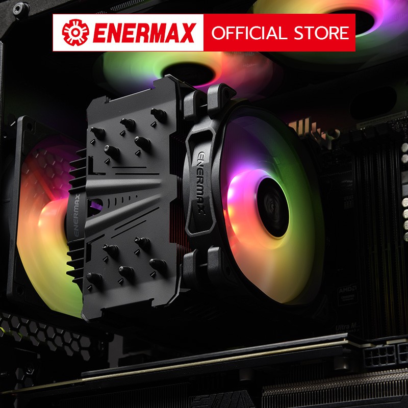 ENERMAX OFFICIAL STORE ENERMAX T50A BLACK ฟรีขา LGA1700 (CPU Air Cooler ...