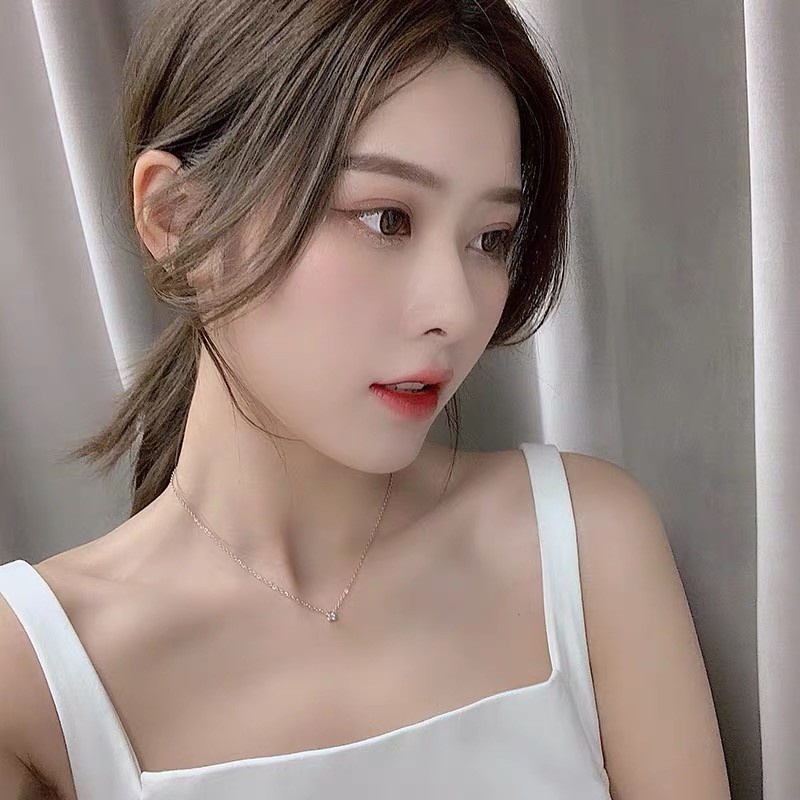 สร้อยคอโซ่เหล็กไทเทเนียม 18k จี้รูปตัว V ขนาดเล็ก ไม่ซีดจาง สไตล์ยุโรป อเมริกัน เรียบง่าย เหมาะกับของขวัญวันเกิด - รูปที่ 6