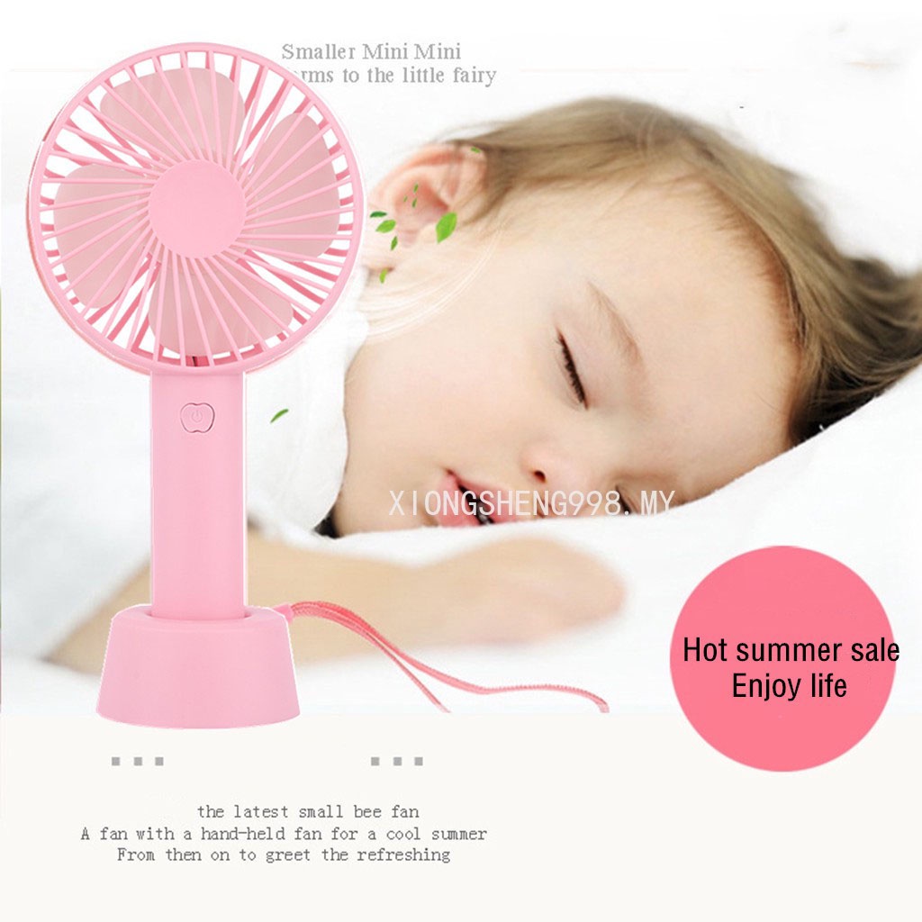 พัดลมพกพาชาร์จแบตได้ N9 Handheld Small Fan Dormitory Desk Surface USB ...